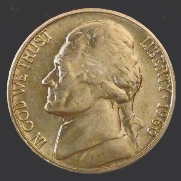 🔥1960 D Jefferson Nickel,🔥 D/D💯 In Amazing Condition For This Particular Year - Picture 3 of 10